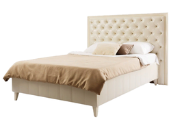 Кровать с мягким изголовьем ДАНИЯ №9  из массива сосны 140/160/180 х 190/200 см