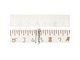 лента хлопчатобумажная "Мерная лента", ширина-15 мм, отрез-1 метр