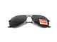 Солнцезащитные очки RB Aviator чёрные (Пластик)