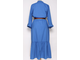 Платье - рубашка "СТОЙКА-МОЛНИЯ"  синее