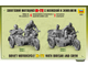 3639. Советский мотоцикл М-72 с коляской и экипажем (1/35 6.8см)