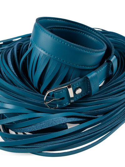 Bonny пояс с бахромой 80 Темно-бирюзовый