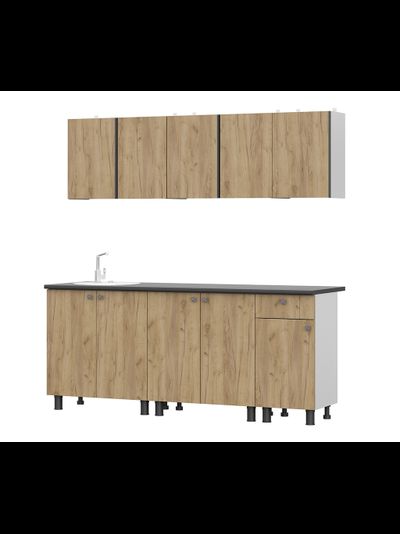 КГ-1 Дуб золотой 2 м кухонный гарнитур