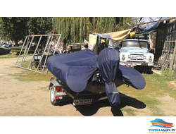 ТЕНТ НА ЛОДКУ РИБ АКВАБОТ 420