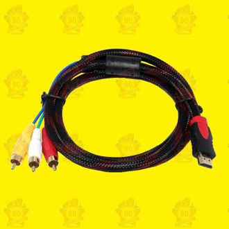 Кабель HDMI- AV Red-black (Audio Video AV Cable)