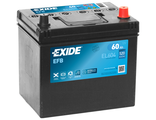 EXIDE EFB 60Ah 520A EL604 Start-Stop