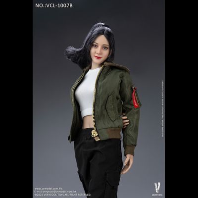 Женский комплект с курткой (оливковая) - 1/6 Fashion Jacket Set (VCL-1007B) - VERYCOOL