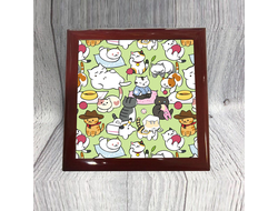 Шкатулка Котики №7