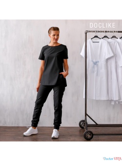 БЛУЗА DOCLIKE DL419 черная