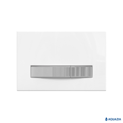 Кнопка AQUAZIA для инсталляции ATOM Line (Белая/Хром глянец)