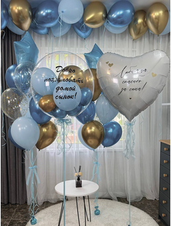 Набор шаров на выписку Счастливый День