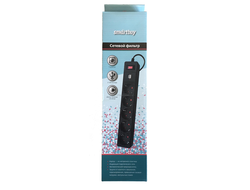 Сетевой фильтр  SMARTBUY  3метра 2 USB черный