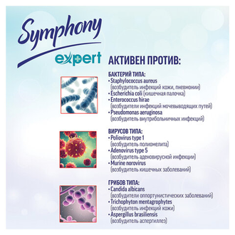 Средство антивирусное 250 мл, SYMPHONY EXPERT "Эвкалипт", аэрозоль, для ПОВЕРХНОСТЕЙ и воздуха, 37054, 4600104037054S