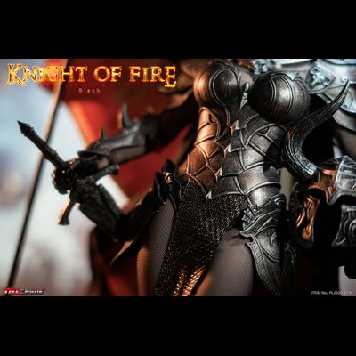 Рыцарь Пламени в черном - Коллекционная ФИГУРКА 1/6 scale Knight of Fire - Black  (PL2020-173C) - TBLeague