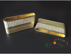 МАГНИТНАЯ ЗАСТЁЖКА ПЛОСКАЯ - 007  - 35*4мм - ЗОЛОТО