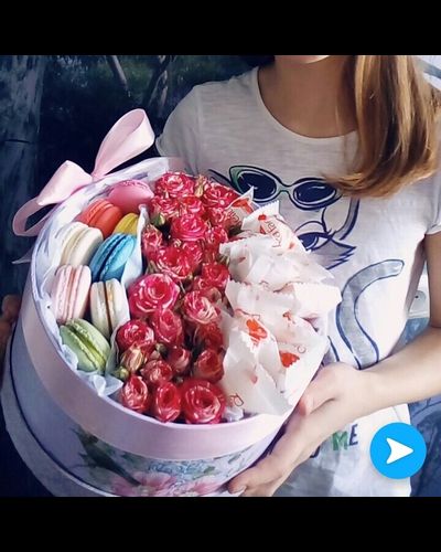 Цветочная коробка "Romantic"