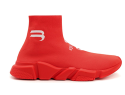 Balenciaga red speed clearance
