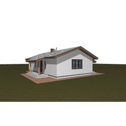 Одноэтажный дом с тремя спальнями 112м² (S10)