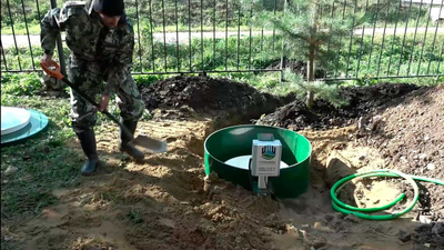 Септик Гринлос Аква монтаж