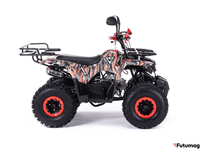 Квадроцикл MOTAX ATV Grizlik Premium 125cc Бензиновый Красный камуфляж