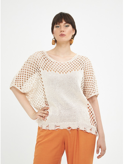 Стильный джемпер для полных женщин