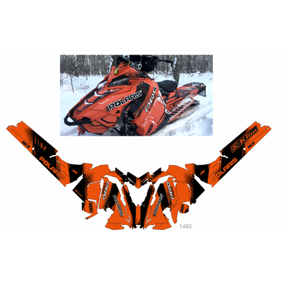 Наклейки на снегоход Polaris Axys Pro RMK