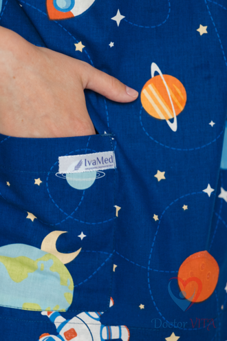 Блуза "Космос" для детских врачей