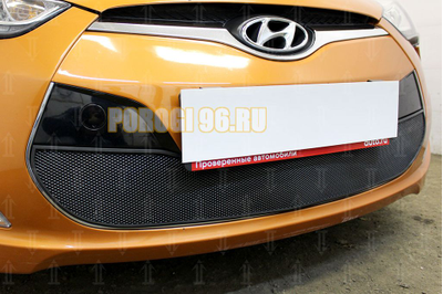 Защита радиатора Hyundai Veloster 2012-2016 black