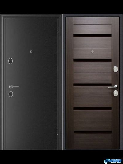 Дверь входная металлическая СОЮЗ 2К Стандарт Скин Серебро Венге купить в Челябинске | КВИРТЕК