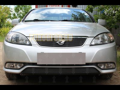 Защита радиатора Ravon Gentra 2015- black верх