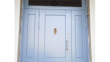 Входная дверь с фрамугой. г. Екатеринбург