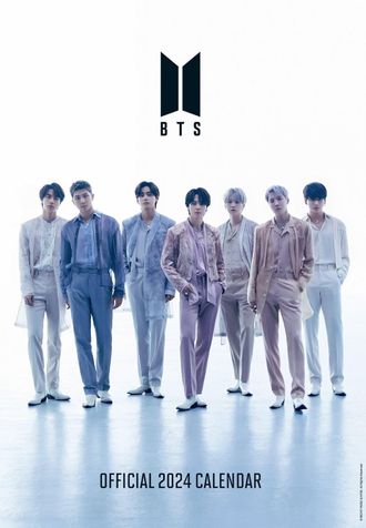 BTS Official Календарь 2024, перекидные календари 2024, BTS Calendar 2024, Intpressshop