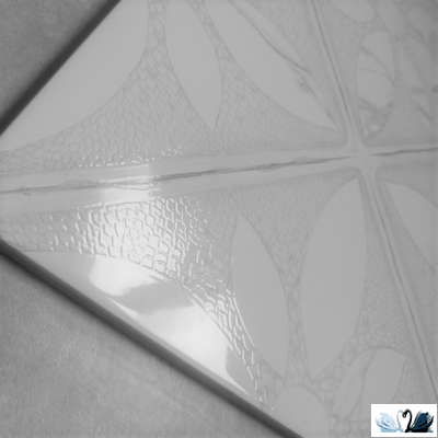 Плитка настенная Belani Alcazar Fresco Декор белый 30 х 60 см под мрамор, глянец Береза керамика