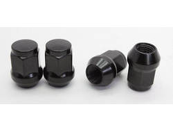 Гайка конус 14*1,5 черный HEX 19