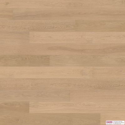 Декор паркетной доски Haro Дуб Пуро Белый Маркант браш 1-пол, лак 538960 фронт