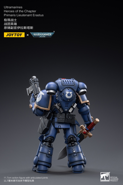 Ультрамарин Примарис лейтенант Эрастус (Warhammer 40k) - КОЛЛЕКЦИОННАЯ ФИГУРКА 1/18 scale Primaris Lieutenant Erastus (JT2481) - JOYTOY