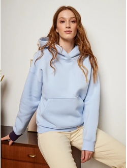 ЖЕНСКОЕ ХУДИ "НЕБЕСНО-ГОЛУБОЕ НАСТРОЕНИЕ"