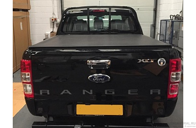 Виниловый тент для Форд Рейнджер Т6 2012+, на защёлках к металлическому каркасу, тот на струбцинах