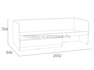 Кровать Элиот - 041.66