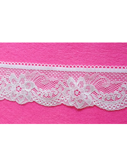 Кружевная тесьма стрейч, 56 мм, арт. ST55005