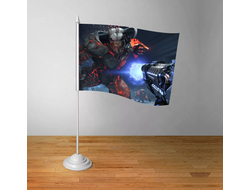 Флажок настольный Doom/ Дум №3