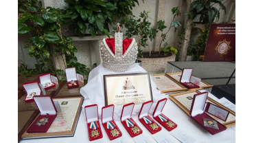 Церемония награждения орденом "Почетный гражданин России" 25 апреля 2015 года. Москва "Президент-Отель"