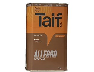 Allegro 0w 20. Taif allegro 0w-20.