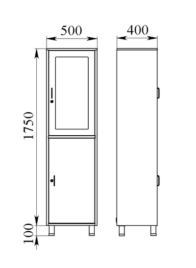 Шкаф медицинский для медикаментов ШММ-1.2.1