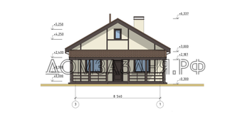 Коттедж 10.3Х8.5