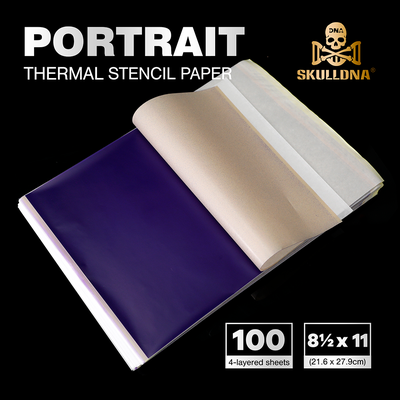 Трансферная бумага для термо перевода AVA SKULLDNA Portrait Thermal Stencil Paper