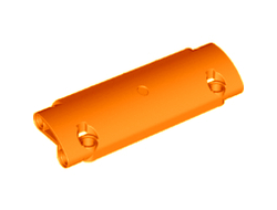 Technic, Panel Curved 11 x 3 with 2 Pin Holes through Panel Surface, Orange (62531 / 4580022)