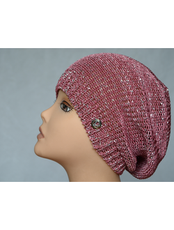 Сиреневый летний берет сетка женский Италия Vizio SA 10 фото