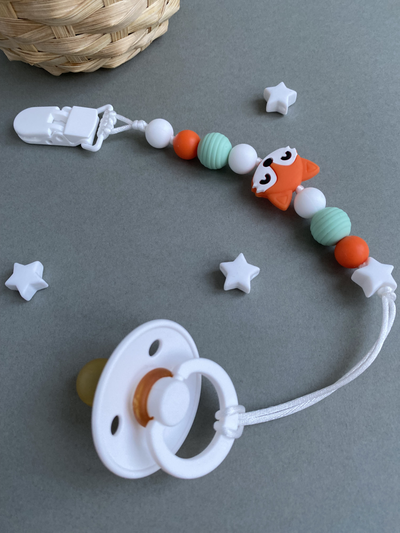 Держатель для пустышки Лисичка