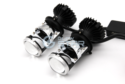 Билед модули Aozoom Mini-Led H4 мини линзы, 6000K, 12V, 35W/45W